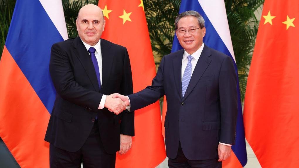 Chinese, Russian heads of gov't hold regular meeting, eyeing closer all-round cooperation