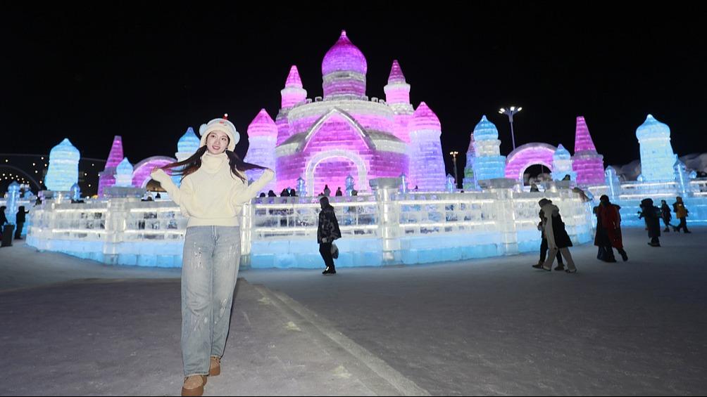 Harbin's winter tourism thrives with fantastic experiences at Ice World