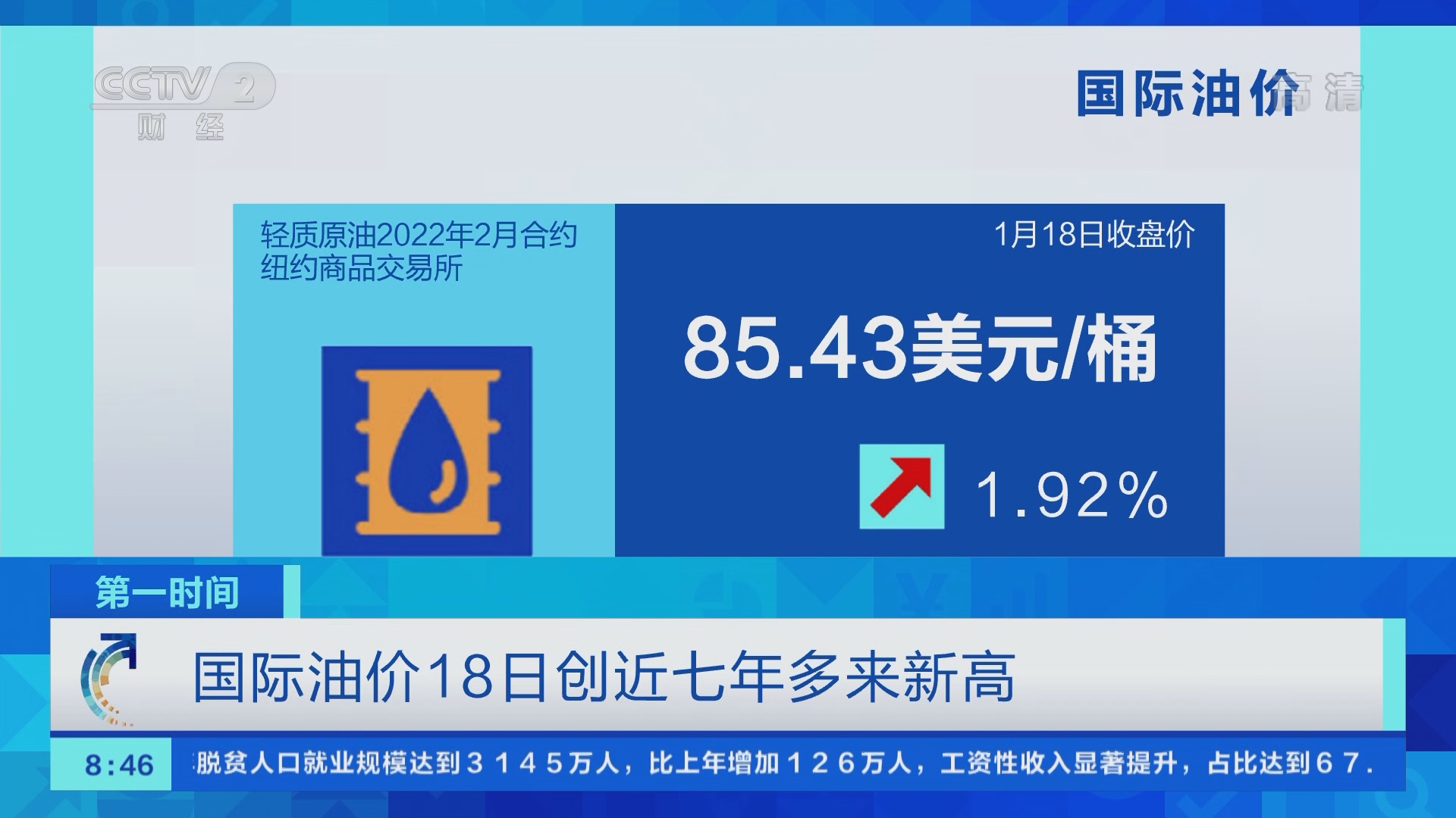 第一时间]国际油价18日创近七年多来新高