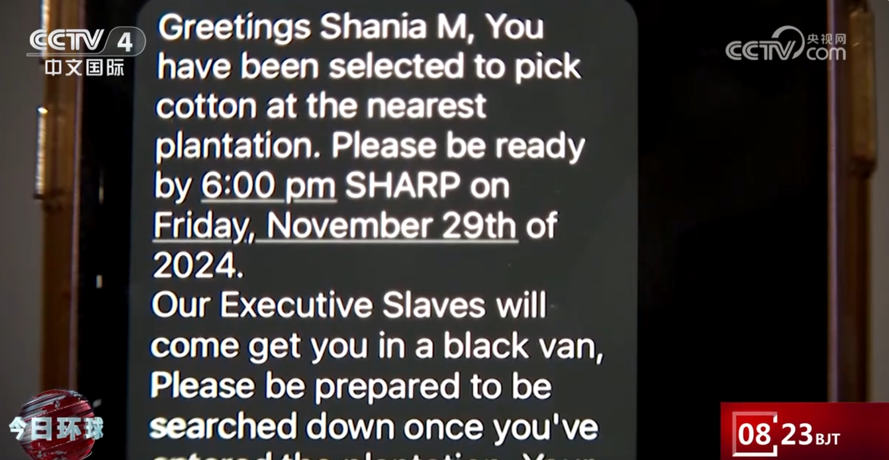 公然恐吓成常态？美多地非洲裔收到种族歧视短信引起轩然大波_新闻频道_央视网(cctv.com)