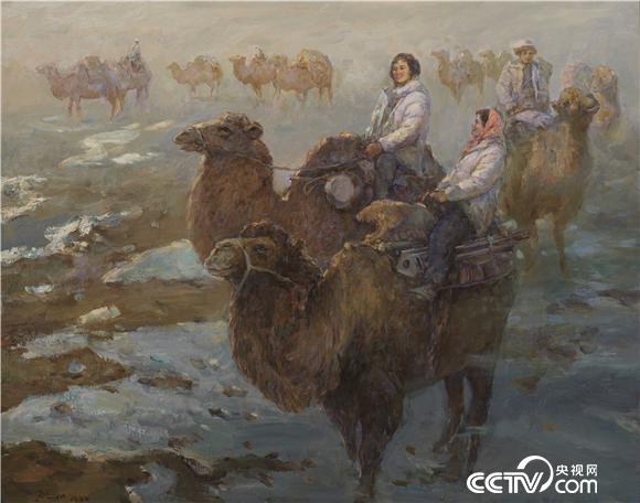 《青春年代》鲍加 布面油画 130cm×163cm-1984年 中国美术馆藏