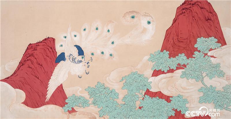 俞致贞-花鸟图-纸本-34×66cm-1983