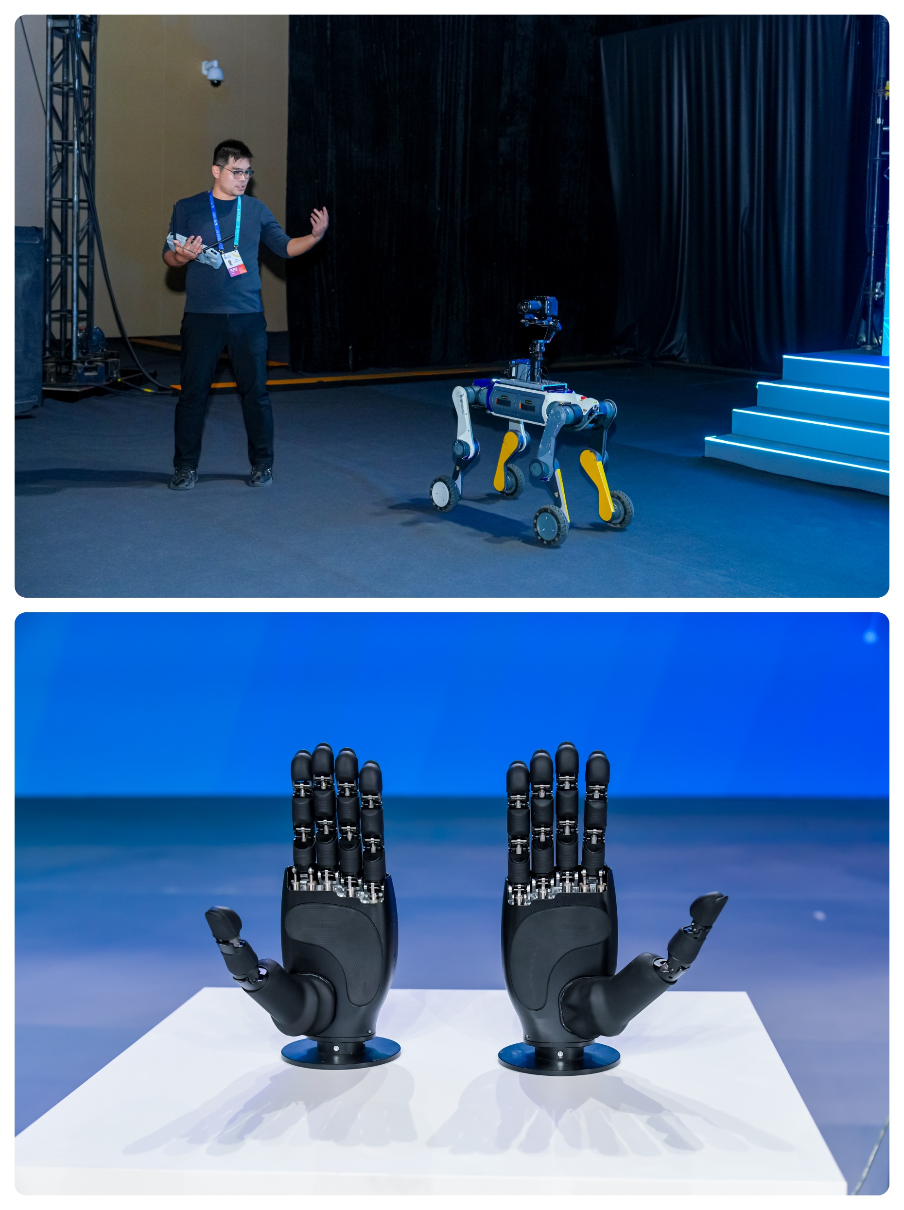 机器人摄影师（上）、灵巧手（下）