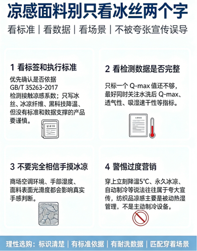凉感面料选购提示 画面由AI辅助生成